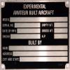 Aircraft Stainless Nameplate view 1