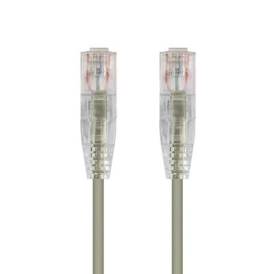 Buhbo 10Ft Cat6 UTP Slim Ethernet Network Booted Cable Gray