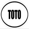 Beach Graphic Pros 6" Printed Euro Style Oval TOTO Decal Sticker dcor Impact Font Style. view 1