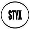 Beach Graphic Pros 6" Printed Euro Style Oval Styx Decal Sticker dcor Impact Font Style. view 1