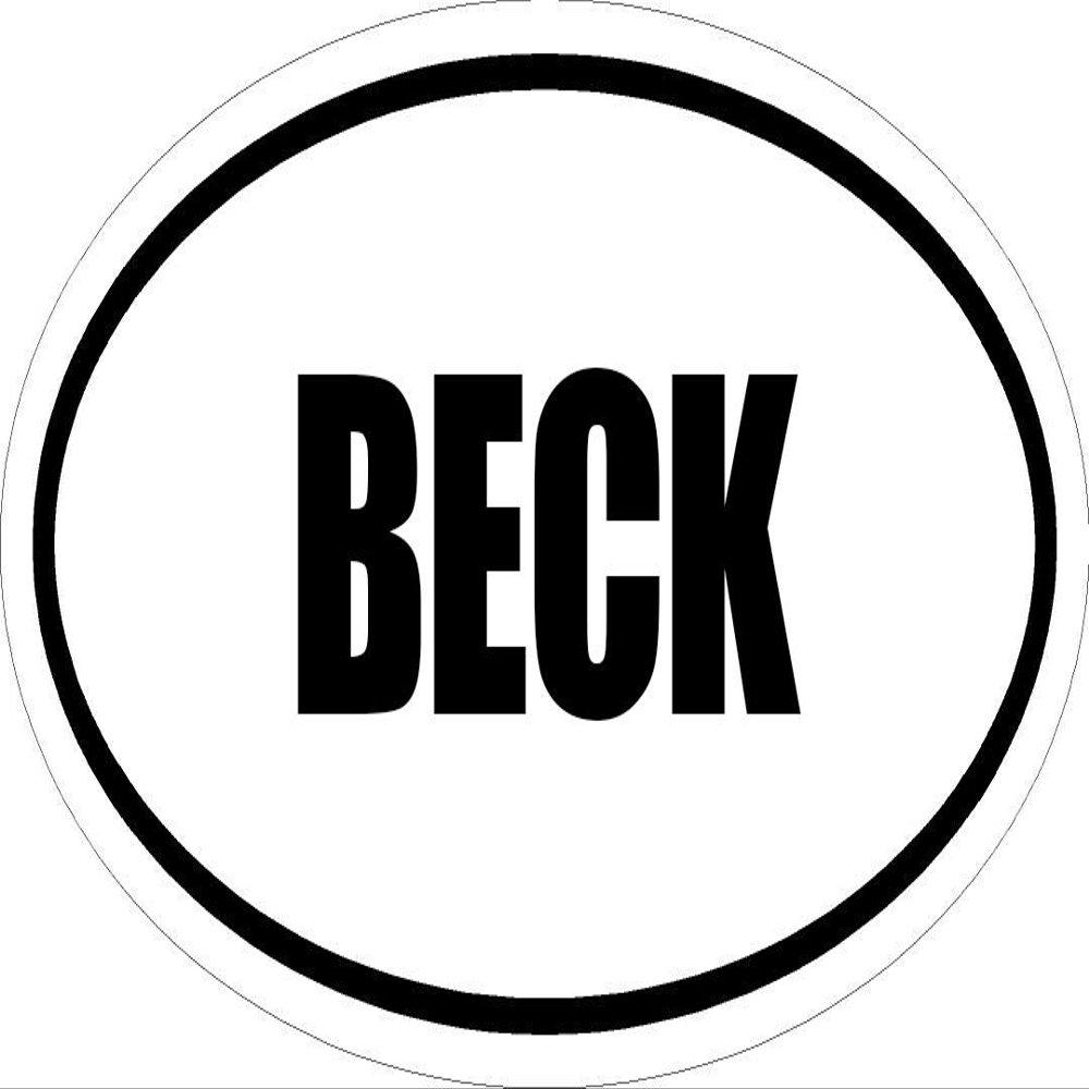 Beach Graphic Pros 6" Printed Euro Style Oval Beck Decal Sticker dcor Impact Font Style.