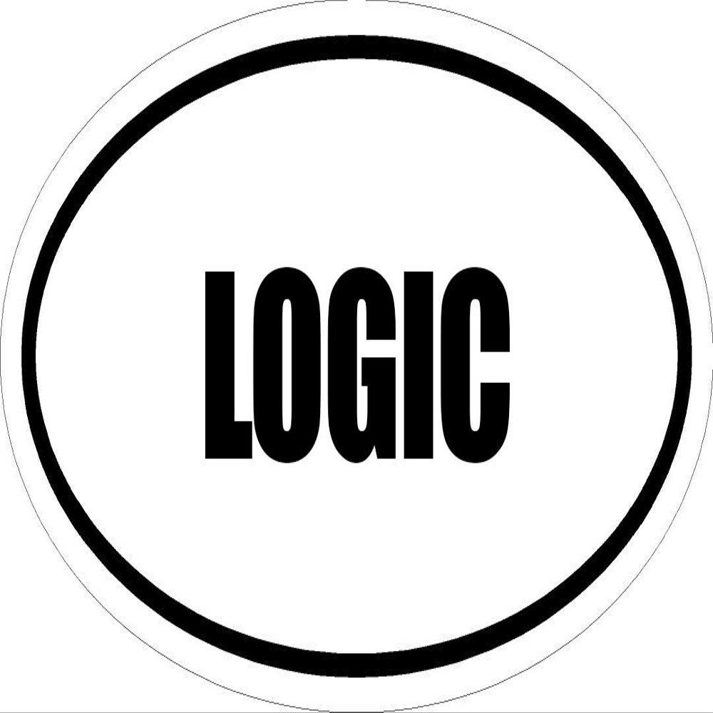 Beach Graphic Pros 6" Printed Euro Style Oval Logic Decal Sticker dcor Impact Font Style.