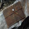 Handmade Genuine Leather Laptop Sleeve Case for MacBook 13-14 Inch,Perfect for Work, Travel, and Office.Personalized Leather case Bag for 2024 MacBook air 15/16 pro -MAC005CZ view 4