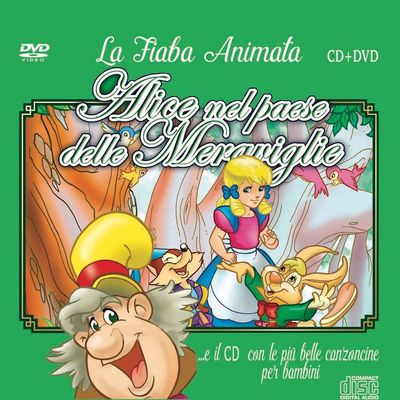 Le Pi Belle Canzoncine & Fiabe CD Audio + DVD Di Alice Nel Paese Delle Meraviglie Gift Idea per bambini e Per Feste di Compleanno