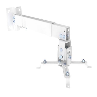 Equip 650703 Wall Projector Bracket White  Projector Brackets (Wall, 20 kg, White, Steel, -8  8, -15  15)