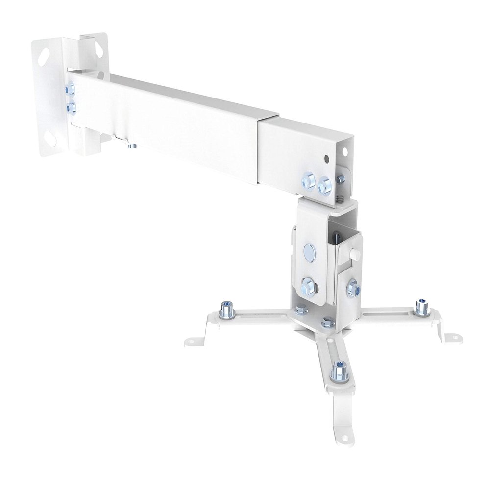 Equip 650703 Wall Projector Bracket White Projector Brackets (Wall, 20 kg, White, Steel, -8 8, -15 15)