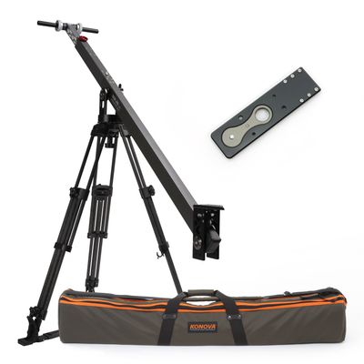 KONOVA S900 SUNJIB with Bag, Low Angle Plate Camera Mini Crane Single Arm Jib Plate Bowl Compatible