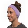SleepPhones Classic Headphones | Ultra Thin Speakers in Lightweight & Comfortable Headband | 4 Foot Braided Cable Connects to Audio Devices | Best for Insomnia | (Large, Quiet Lavender Fleece) view 2