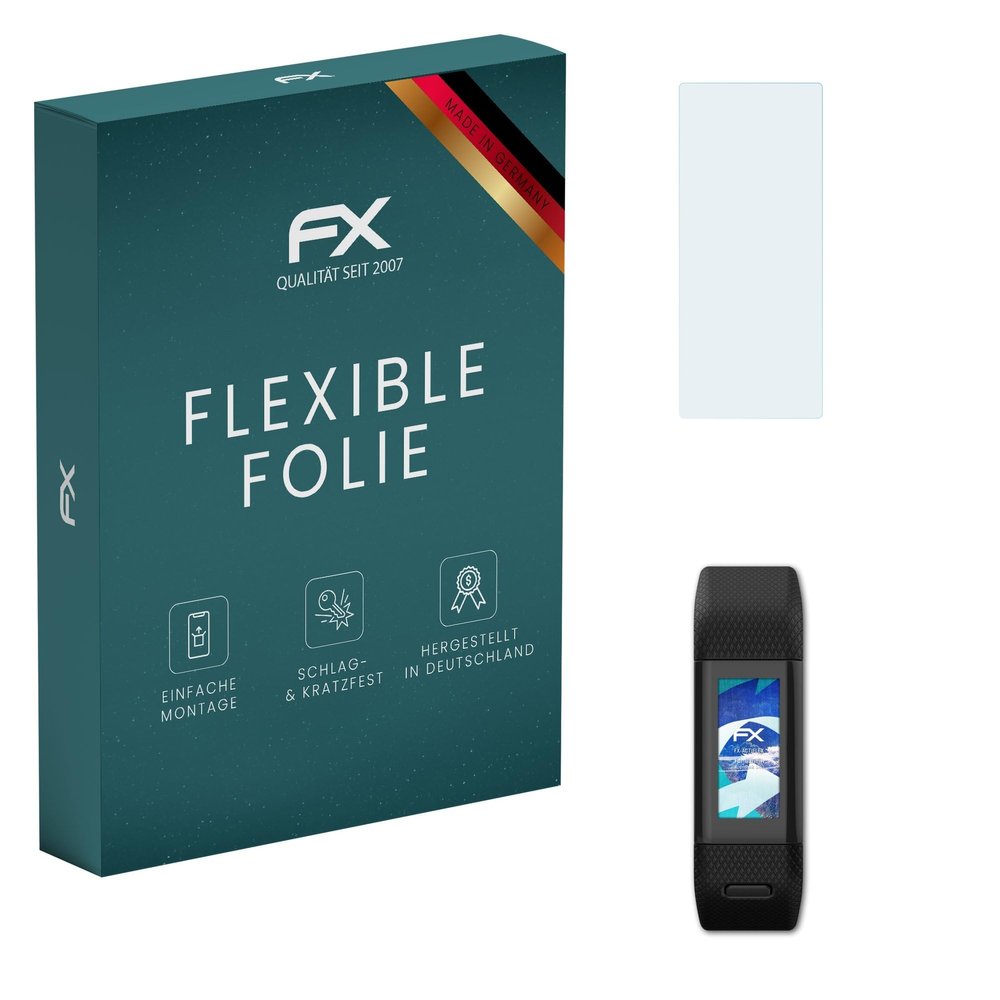atFoliX Screen Protector compatible with Garmin Approach X40 Protector Film, ultra clear and flexible FX Screen Protection Film (3X)
