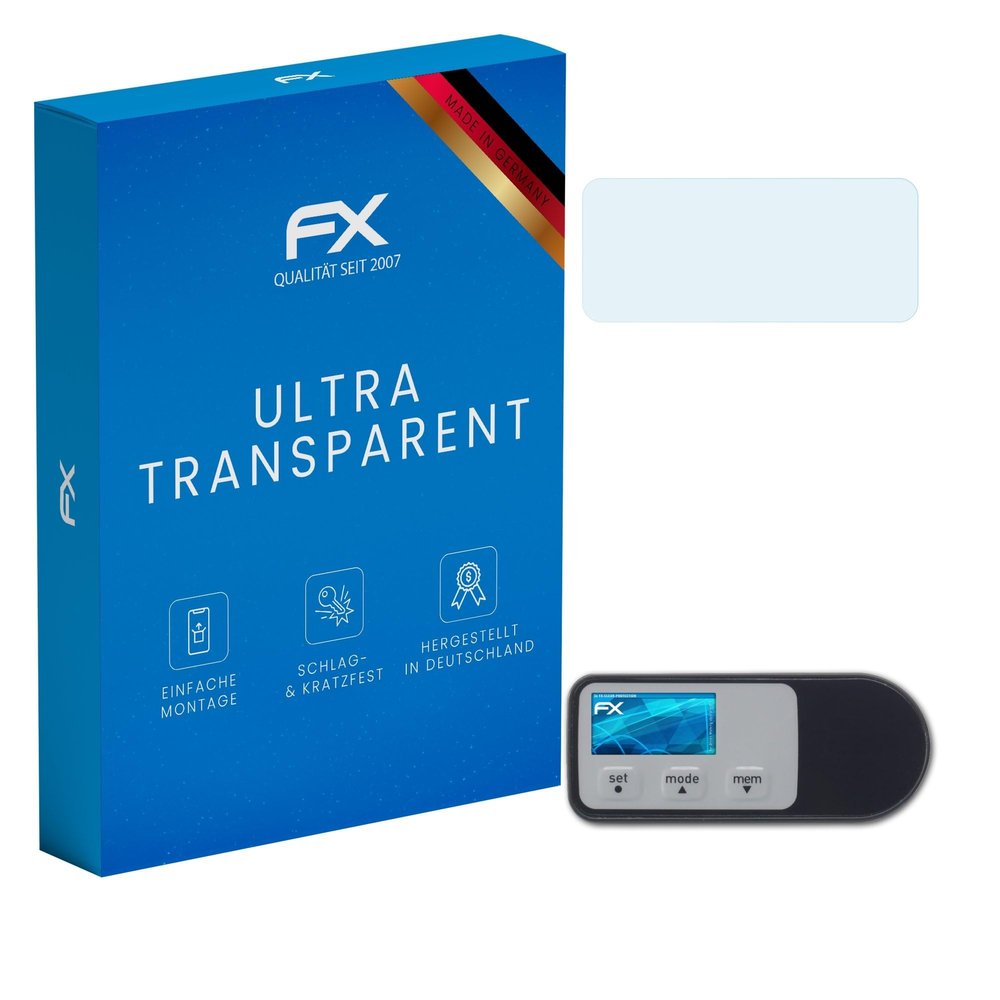 atFoliX Screen Protection Film compatible with Omron Walking style One 2.1 Screen Protector, ultra-clear FX Protective Film (3X)