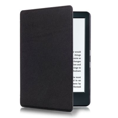 Kepuch Custer Case for Kindle 2016 8th,Ultra-Thin PU-Leather Hard Shell Cover for Kindle 2016 8th - Black