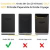Kepuch Custer Case for Kindle 2016 8th,Ultra-Thin PU-Leather Hard Shell Cover for Kindle 2016 8th - Black view 2