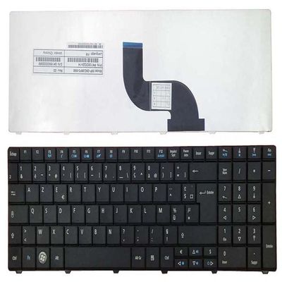 Power4Laptops French Layout Black Replacement Laptop Keyboard Compatible with Acer TravelMate 8571-353G32MN