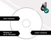 Verbatim CD-R 700 MB - 52x Burning Speed, Blank CDs, Thermally Printable - No ID, DataLifePlus, 100-Pack Spindle view 3