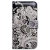 Bcov Case for iPod Touch 7/iPod Touch 6,Bcov White Flowers Wallet Flip Leather Cover Case with Credit Card ID Card Slot Holder Kickstand for iPod Touch 7/6/5 view 3