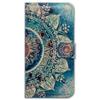 Bcov Case for iPod Touch 7/iPod Touch 6,Bcov Green Circular Mandala Wallet Flip Leather Cover Case with Credit Card ID Card Slot Holder Kickstand for iPod Touch 7/6/5 view 3