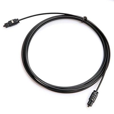 JNSupplier Toslink MD DVD SPDIF Cord HD Digital Audio Optical Optic Fiber Cable Cord (3FT)