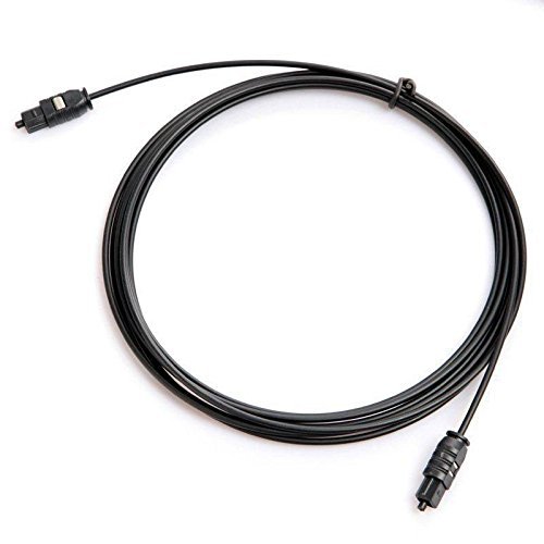 JNSupplier Toslink MD DVD SPDIF Cord HD Digital Audio Optical Optic Fiber Cable Cord (3FT)