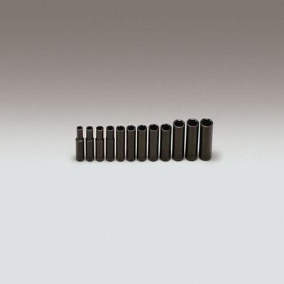 3/8 Drive 12 pc Set 6 Point Deep Impact Socket 8mm 19mm