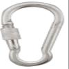 ADROIT 3.5" (8.9 cm) Locking Snaphook | Durable Steel with Secure Screw Cap | Multi-Use for Event Setups, Rock Climbing, and DIY Projects view 1
