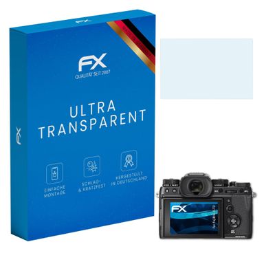 atFoliX Screen Protection Film compatible with Fujifilm X-T2 Screen Protector, ultra-clear FX Protective Film (3X)