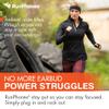 RunPhones Classic Exercise Headphones | Ideal for All Workouts | Precise Sound, Slim Speakers in a Moisture-Wicking Headband | (Orange Exuberance, S) view 3