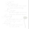 Dance Love Sing Live Wall Quotes Decal Removable Stickers Decor Vinyl Art Matte White15'' X 23'' view 1
