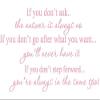 Decalgeek if You Don't Ask Vinyl Wall Art Pink20'' X 40'' view 1