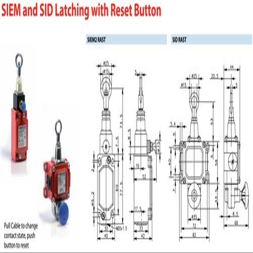 Altech601.1431.869Standard Cable Pull Switches-Latching with Reset