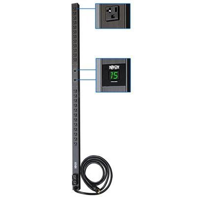 Tripp-Lite PDUMV30 Vertical Rack Mount, Single-Phase Metered PDU, 24 Nema 5-15/20R Outlets