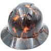 Wet Works Imaging Customized Pyramex Full Brim Orange Hell Raiser Hard Hat with Ratcheting Suspension view 4