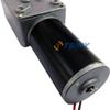 TSINY Reversible 12V Electrical DC Worm Gear Motor 260 RPM High Speed with Metal Geared Box Reducer Output Shaft 8mm by DC Worm Gear Motor view 2