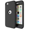 ULAK Compatible with iPod Touch 7/6/5 Case, Heavy Duty High Impact Shockproof Protective Cover for Apple iTouch 5th/6th/7th Generation (Latest Model), Black view 1