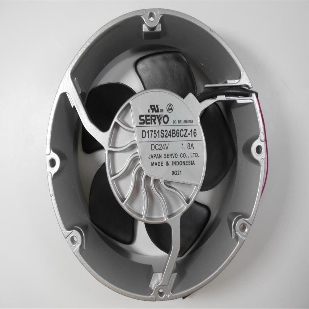 SERVO D1751S24B6CZ-16 24V 1.8A 43.2W 6950 RPM Pressure: 350Pa 172mm x 51mm Circle Aluminum Frame ABB Inverter Cooling Fan
