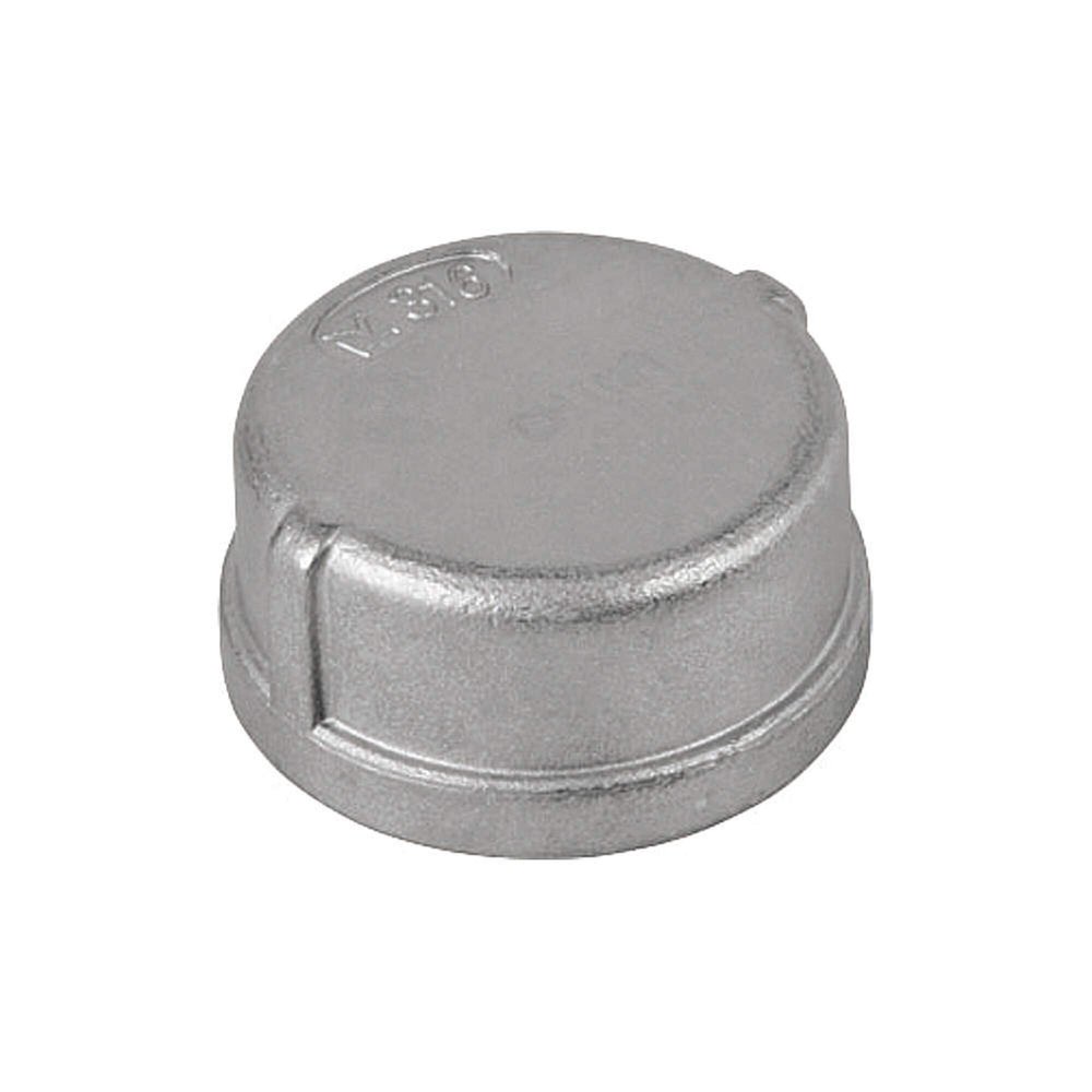 Calbrite - S62000CA00 - End Caps: 2 in Trade Size, 316 Stainless Steel, IMC/RMC