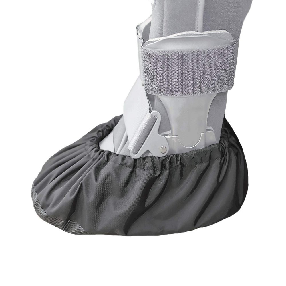 MyShoeCovers 1 Fracture Walking Boot Cover - Black, X - Large