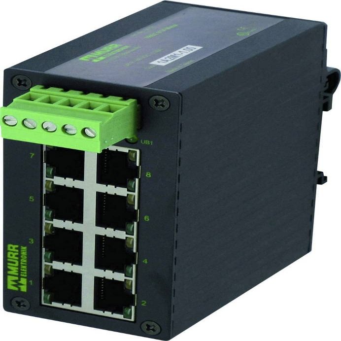 murrelektronik, 58171, Tree 8TX Metall - UNMANAGED Switch - 8 Ports