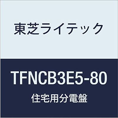 Toshiba Lighting & Technology Small Residential Distribution Board N Series 50A 8-0 Door with a Basic Type TFNCB3E5-80