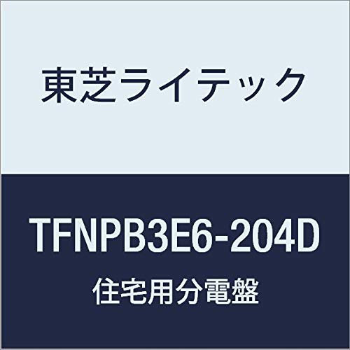 Toshiba Lighting & Technology TFNPB3E6-204D Small Residential Power Distribution Board N Series 60A 20-4 No Doors Included 2 Mounting Spaces Included Basic Type