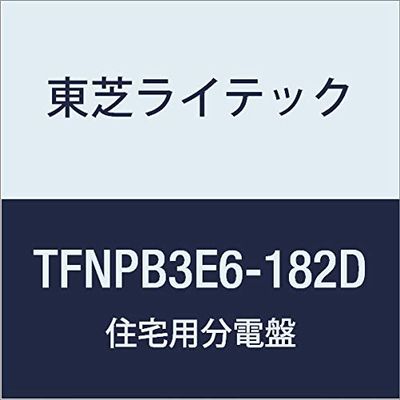 Toshiba Lighting & Technology TFNPB3E6-182D Small Residential Distribution Board N Series 60A 18-2 No Door, Includes 2 Mounting Spaces for Attached Equipment, Basic Type