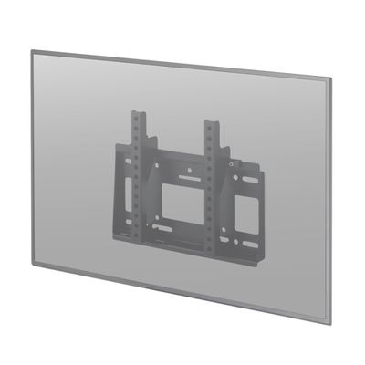 Hayami Kosan MH-451B TV Wall Metal Fittings, Compatible with up to 50 V, VESA Standard, Fixed Angle, Black