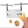 Professional Two Hole Metal Punch Bench Vise 1.5 & 2 Mm Jewelry Making Holes view 2