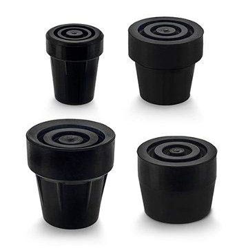 Royal RC Black Steel Inserted Rubber Tip - 5/8 Inch for Walking Cane, Durable Replacement Tip Fits Walking Cane, Walking Canes for Hiking, Extra Durable Walking Cane for Women and Men