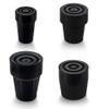 Royal RC Black Steel Inserted Rubber Tip - 3/4 Inch for Walking Cane, Durable Replacement Tip Fits Walking Sticks, Walking Canes for Hiking, Extra Durable Walking Cane for Women and Men view 1