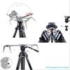 GOWE Professional Aluminum Alloy Camera Tripod Panorama Fluid Hydraulic Head Ballhead Tripod for Canon Nikon Sony DSLR Camera view 2