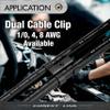 Conext Link CCD8-4 Dual Cable Clip Clamp Fastening Wire Management 4 Pack (Dual 8 Gauge) view 4