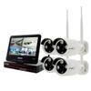 [4CH] Crystal Vision CVT9604E-3010W All-in-One True HD Wireless Surveillance System NVR CCTV w/ 2TB HDD, Built-in Monitor & Router, Camera Auto Pair view 1