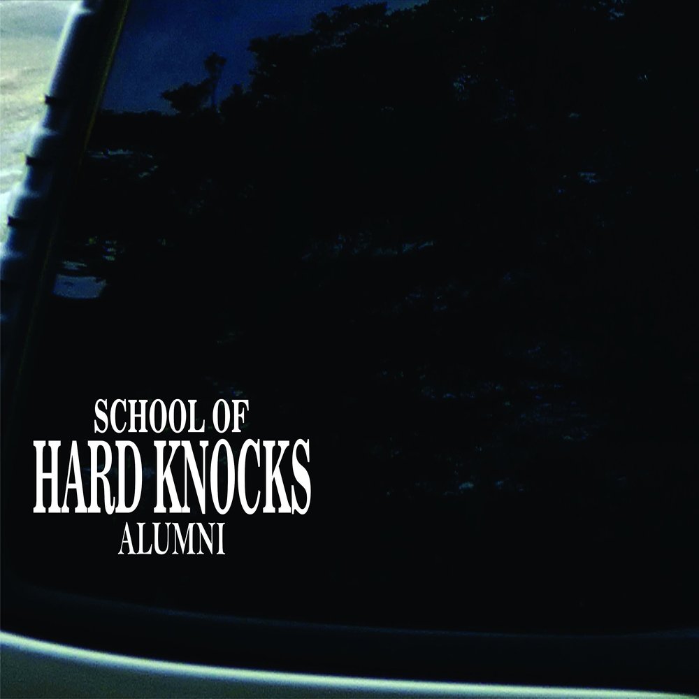 8" X 3" School Of Hard Knocks Alumni Vinyl DIE CUT decal for your car, truck, window, laptop, MacBook