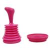 Edtoy Kitchen Bathroom Toilet Drain Sink Plunger Plumber Helper Unblock (Rose red) view 2