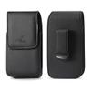 AGOZ Golf GPS Belt Clip Case Compatible with SkyGolf SkyCaddie SX400 TourBook Golf GPS, Vertical Leather Pouch Holster with Swivel Belt Clip and Magnetic Closure - 5.75" x 2.75" x 0.75" Black view 1
